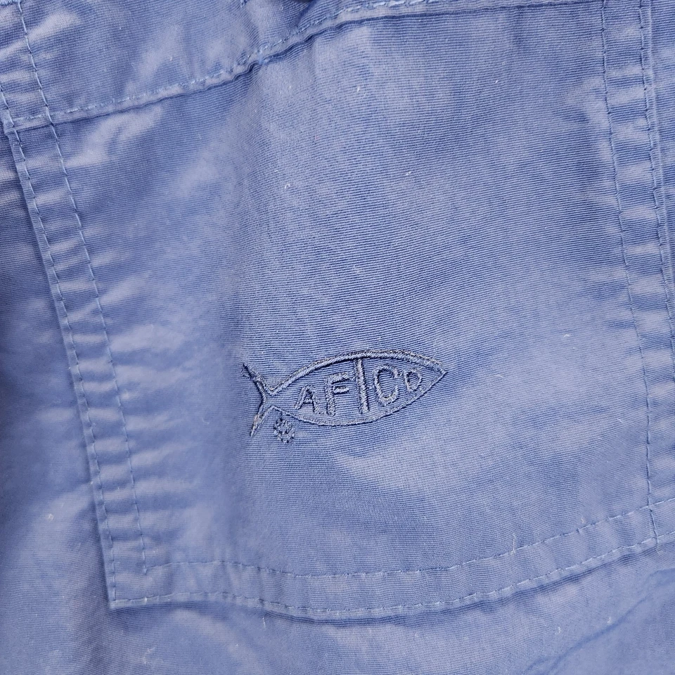 Pantalones AFTCO para niños 28 azul marino aparejos de pesca al aire libre aguas azules jóvenes Foto 3 de 4