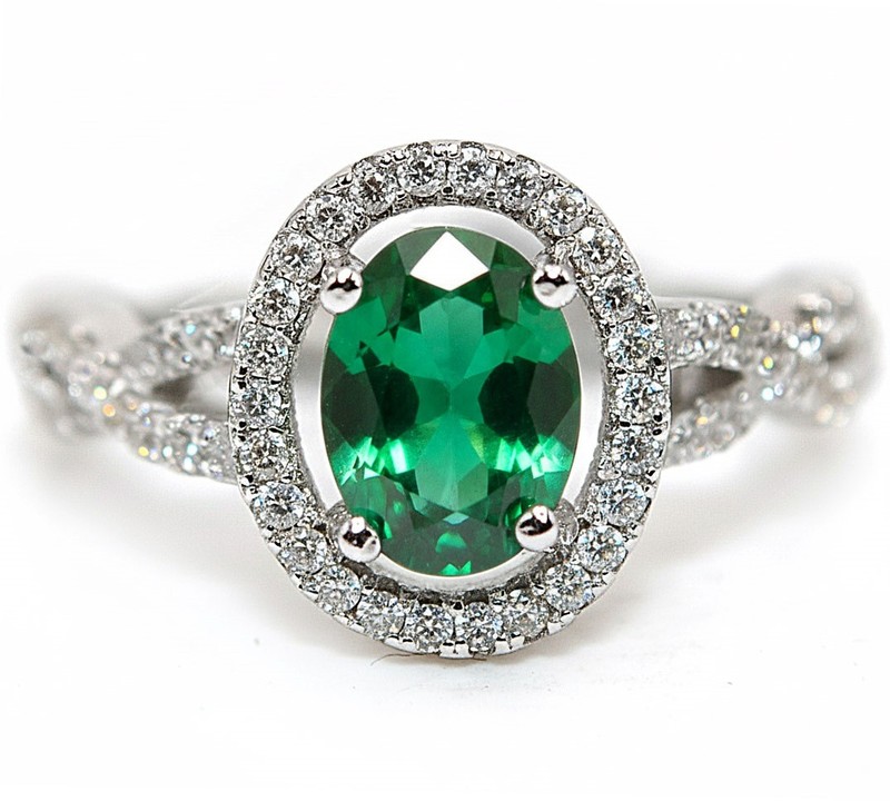 2CT Heat Treated Green Tourmaline 925 Sterling Silver Ring Jewelry Sz 7 F8-2