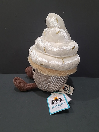 Jellycat Frostie Cutie Cupcake Plush Retired Extremely Rare New With Tags - Picture 5 of 9