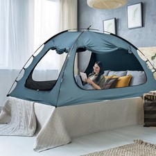 Bed Canopy Full Size, Indoor Dream Tent for Adults and Kids, 3 Doors Breathab...