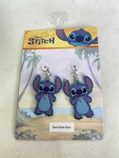 Disney Lilo and Stitch Dangle Earrings For Sensitive Ears NEW