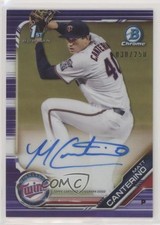 2019 Bowman Draft Chrome Pick Purple Refractor 30/250 Matt Canterino Auto 0p45