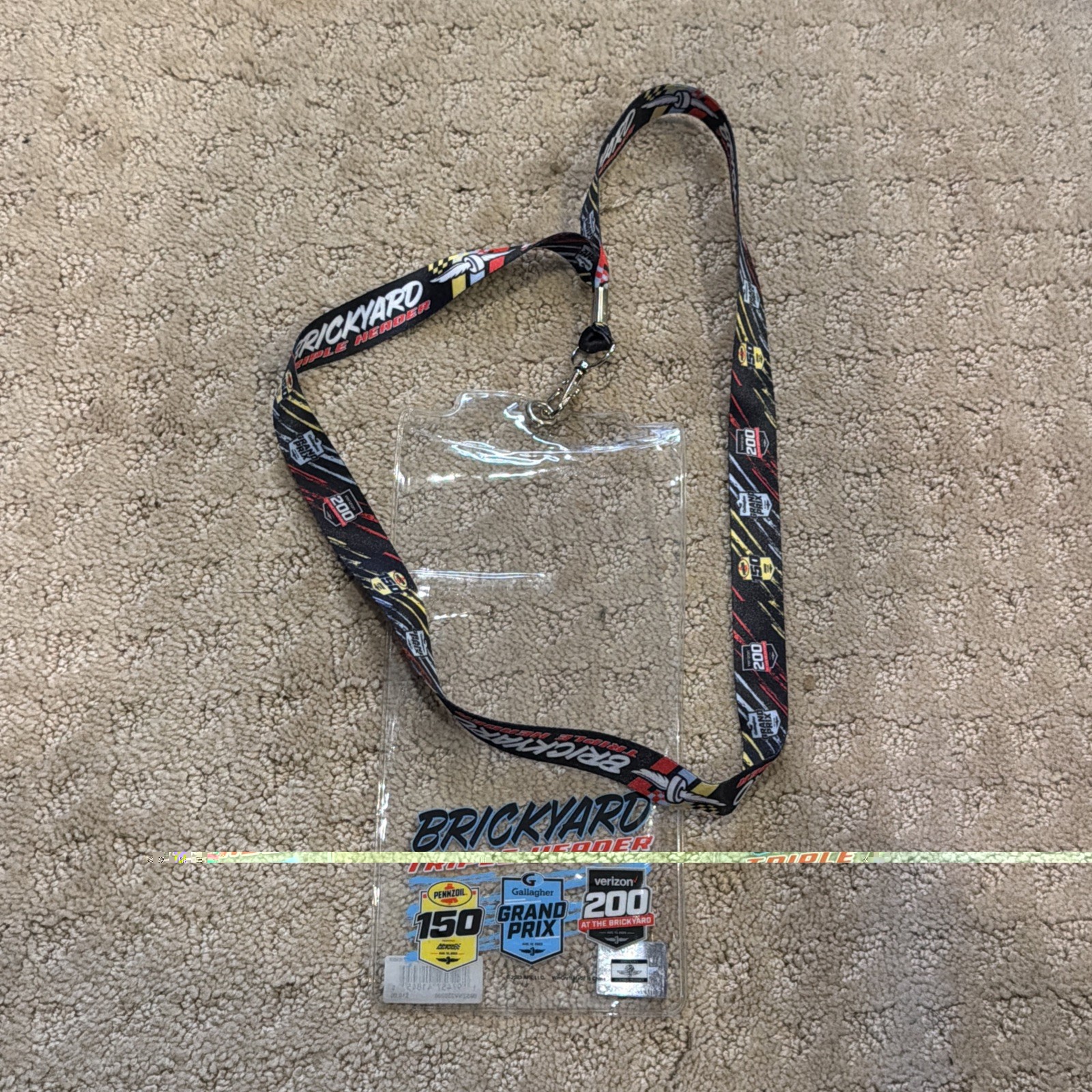 April 13, 2023 Verizon 200 At The Brickyard — Lanyard & Ticket Holder