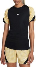 Nike Dri-FIT Strike Women's Short-Sleeve Soccer Top CW6091-011 Black Medium NWT