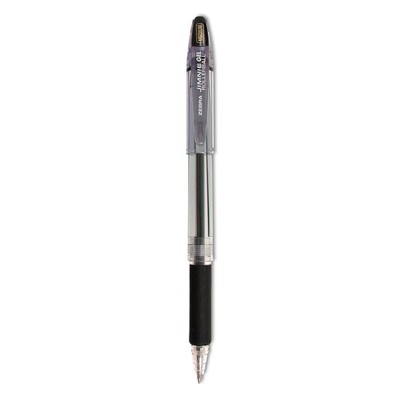 Zebra  Jimnie Roller Ball Stick Gel Pen, Black Ink, Medium, 24/Box