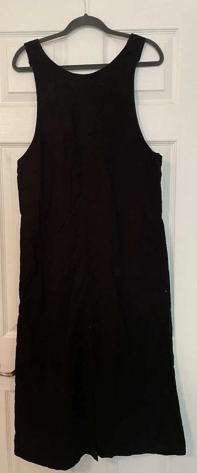 Vestido Casey Coleman Vintage Para Mujer Grande Negro Pana Largo Jersey Navidad Foto 4 de 4