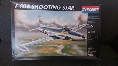 Modellbausatz Monogram F-80 B Shooting Star  1:48 E