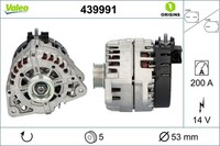 Valeo Lichtmaschine Generator 200A 14V FüR Mercedes Vito Kasten W447 S213