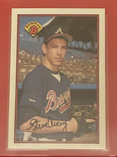 1989 Steve Avery Bowman Rookie Card #268