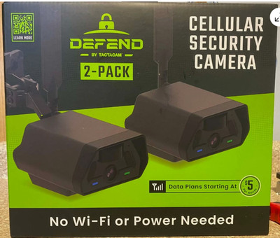 Tactacam DEFEND (Gen 1) Cellular Security Camera 2-Pack DFD-GRD02 Blk
