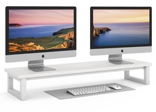 YAOHUOO Dual Monitor Stand Riser 39Inch Large Monitor Stands for 2 Monitors