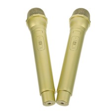 2 Pcs Pretend Microphone for Kids Fake Karaoke Performance Mode Toy