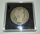 1915 D Barber Half Dollar US 90% Silver 50 Cent Coin Denver Mint United States
