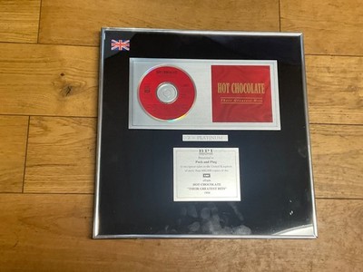 BPI  Uk disc award genuine hot chocolate greatest hits