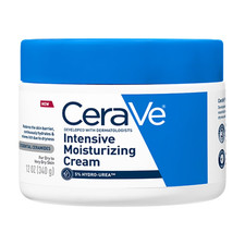 Intensive Moisturizing Cream, Hydrating Body Moisturizer for Very Dry Skin, 12 O