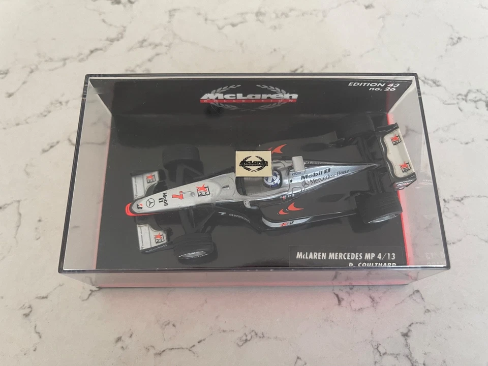 1998 Mclaren F1 MP4/13 David Coulthard - 1/43 Minichamps 530 984307 - Nr. Mint — 第 3/4 张图片