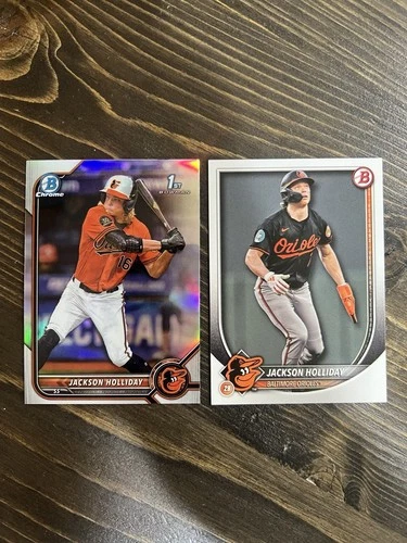 Jackson Holliday 2022 Bowman Draft 1st Chrome Refractor #BDC-168 - Orioles