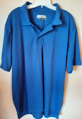 Magellan Outdoors Mens Blue Moisture Wicking Classic Fit Polo Shirt XL--NWOT