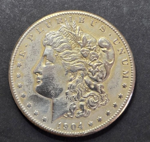1904-S Morgan Dollar, XF Cleaned