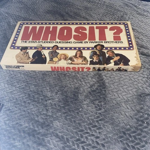 WHOSIT? Parker Brothers 1970 Vintage Board Game - COMPLETE
