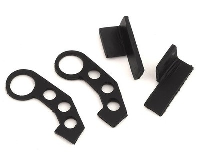 Sideways RC Scale Drift JDM Tow Hook (Black) (2) (Style 3) [SDW-JDMHST3-BK]