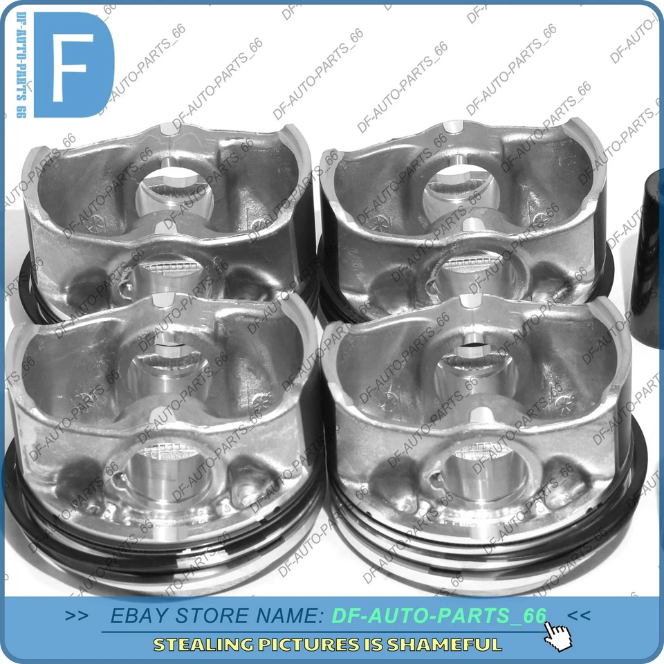 Juego de anillos de pistón de gran tamaño 83 mm +0,5 Φ23 mm para VW Escarabajo Audi A4 A5 A3 1,8 TFSI Foto 3 de 4