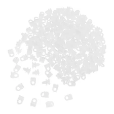  200pcs Curtain Track Rail Gliders - Plastic Pulley Hanging Hooks - Window Track