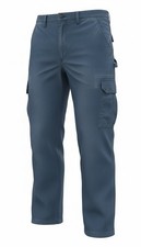 Men's W34 L32 Site Work Trousers with Pockets and Flaps