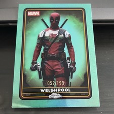 2025 Topps Deadpool Welshpool Aqua Refractor #/199 - Marvel