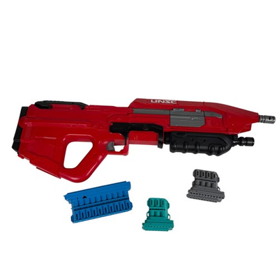 #ad Boom Co Red Halo MA5 Blaster Rifle UNSC Dart Gun Master Chief No Magazine $67.48
