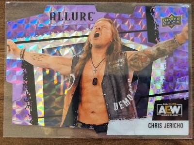 2022 AEW Chris Jericho Purple Diamond /10 ALLURE Trading Card #85693