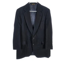 Embassy Square Blue Striped Wool Suit Coat Blazer Jacket 42L Richman Brothers