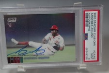 ARISTIDES AQUINO 2020 STADIUM CLUB CHROME PSA 9 AUTO CARD AUTOGRAPH GRADED