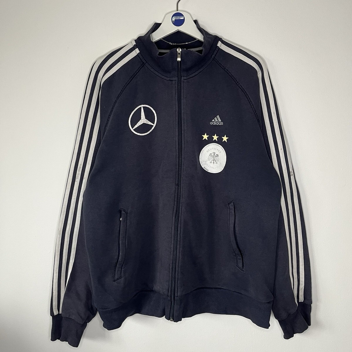 ウェア y2k Germany Football training jacket GERMANY 1996/1998 TRAINING FOOTBALL JACKET JERSEY ADIDAS