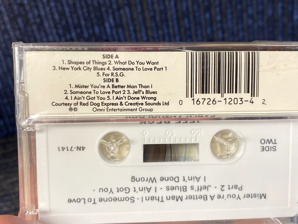 Jeff Beck ANTHOLOGY Audio Cassette Tape - STILL SEALED! - Jazz Rock Blues Fusion - Image 2 of 4