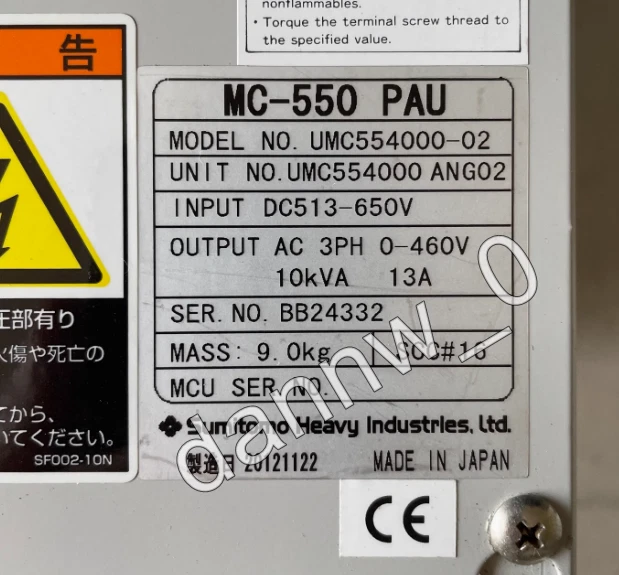 1PC Used Sumitomo UMC554000-02 Driver - Image 2 of 3