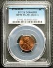 1956 D/D PCGS MS 66 RD RPM FS-501 Lincoln Wheat Cent Repunched Mintmark ERROR