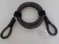 Sportneer 5' Security Replacement Steel Cable For Bicycle U Lock Set -Cable Only