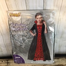 Spirit victorian Vampires child costume size M 7/10 Incudes Dress Petticoat