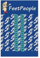 FeetPeople Curly/Twister Shoe laces, 1 Pair, Various Colors 