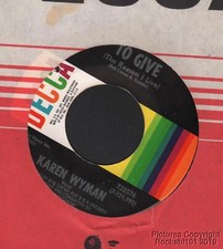 Hear 1969 Karen Wyman Pop M- 45 - To Give b/w Who Am I