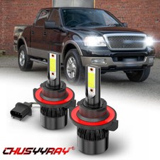 Pair 9008 H13 LED Headlights Bulbs Conversion Kit High Low Beam 6000K White