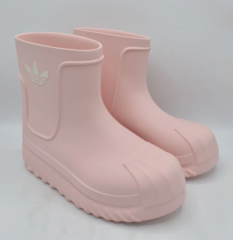 Adidas Women Size 8.5 Adifom Superstar Light Pink Rain Snow Garden Slip On Boots - Image 3 of 4