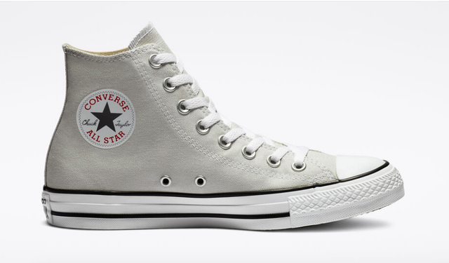 light gray converse low tops
