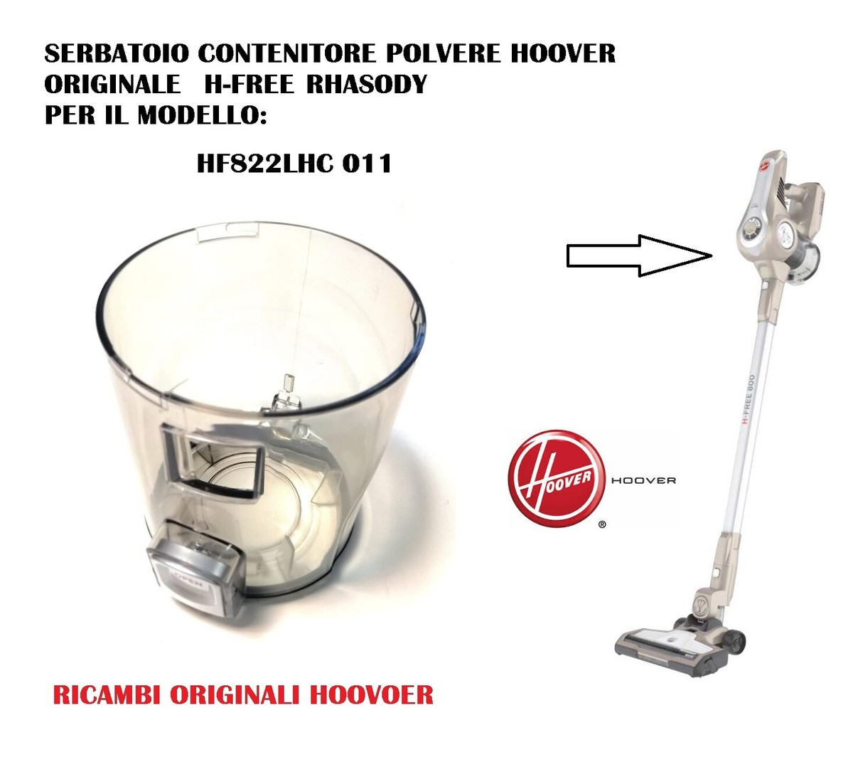 Spares2go Tipo Di Stoffa Aspirapolvere Hoover Sacchetti Per - Foto 5