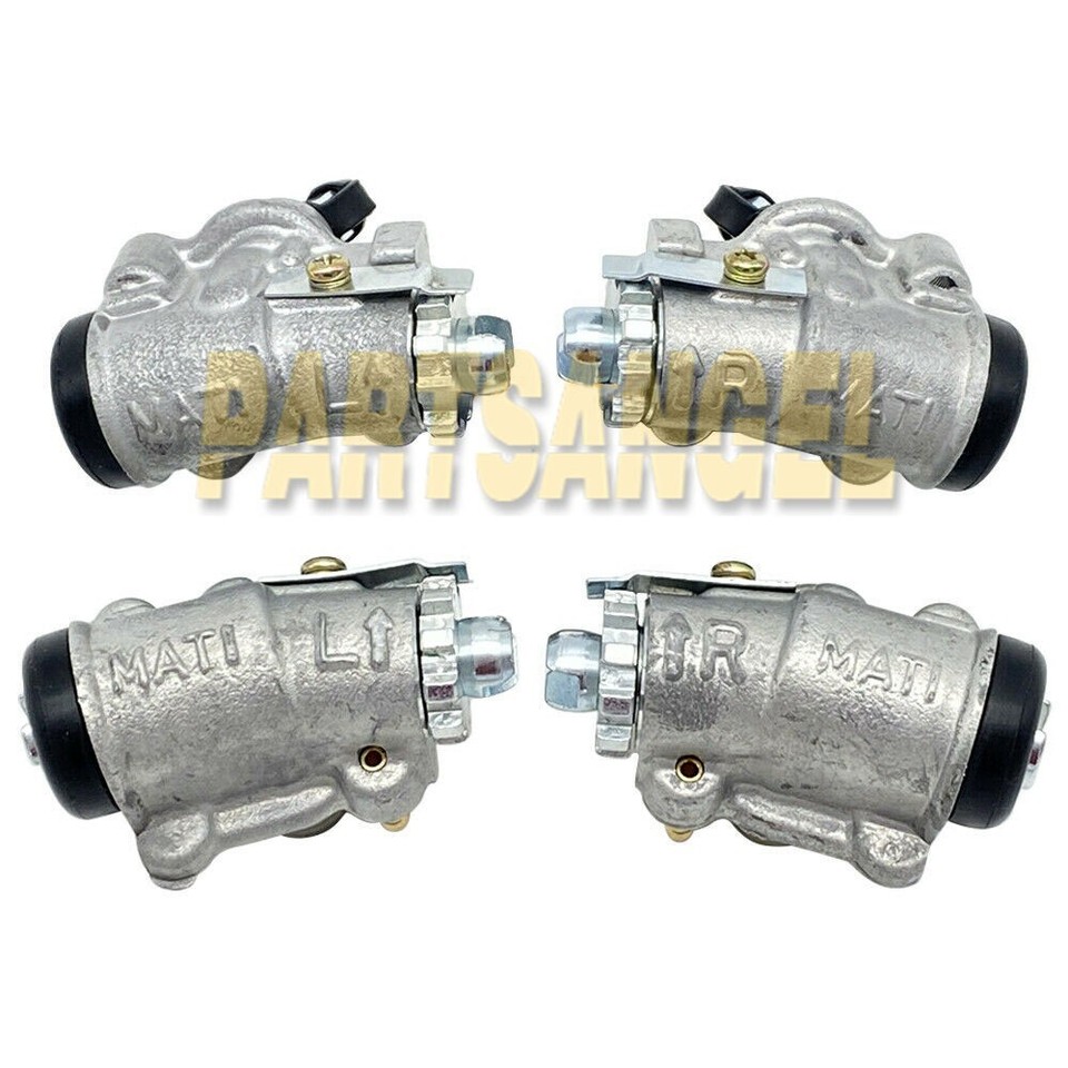 4xFront Brake Wheel Cylinders W/Shoes Hole Plug Kit For Honda Foreman 450 TRX450 - Foto 7