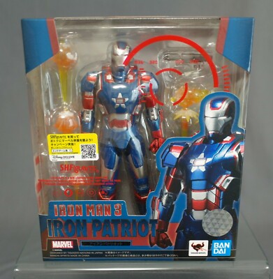 IRON PATRIOT ダイキャストフィギュア IRON MAN 3 S.H. Figuarts Iron Patriot Iron Man 3 BANDAI SPIRITS Japan NEW | eBay