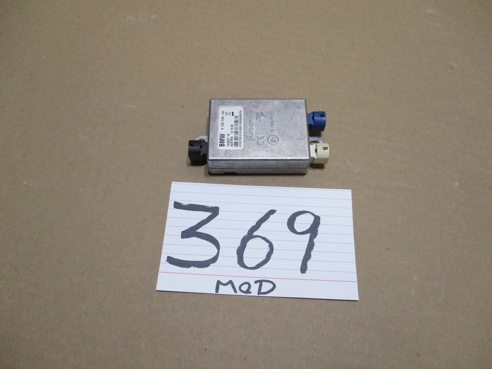 07 08 09 10 11 BMW 528 Hub Antenna Audio Module Computer #369-MOD 