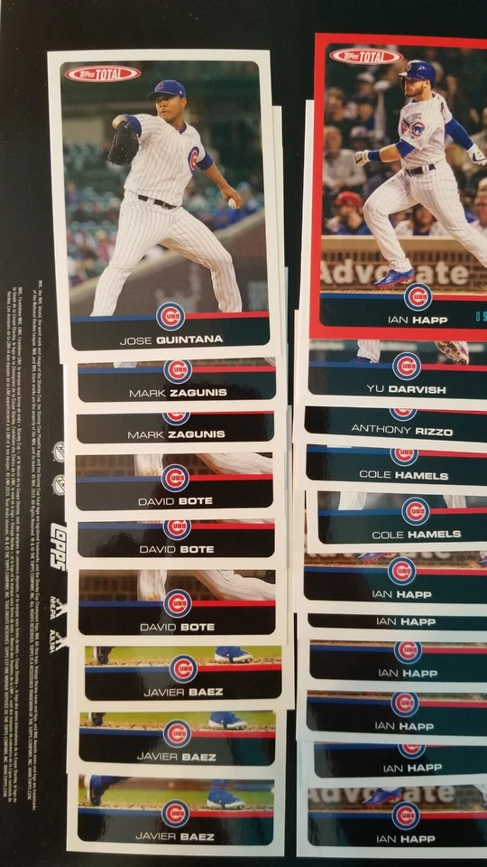 Lote Topps Total Chicago Cubs 2019 Foto 2 de 4