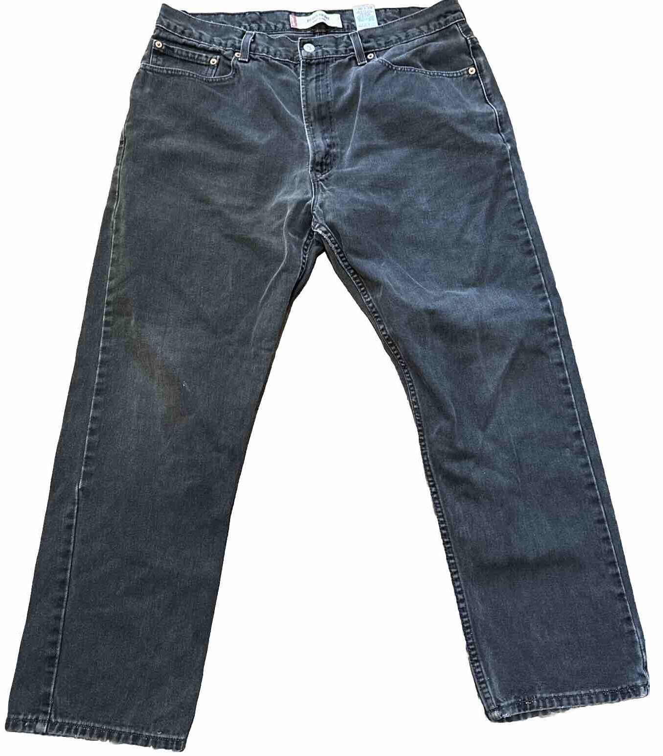 Vintage Levis 505 Black Jeans Regular Straight Me… - image 1
